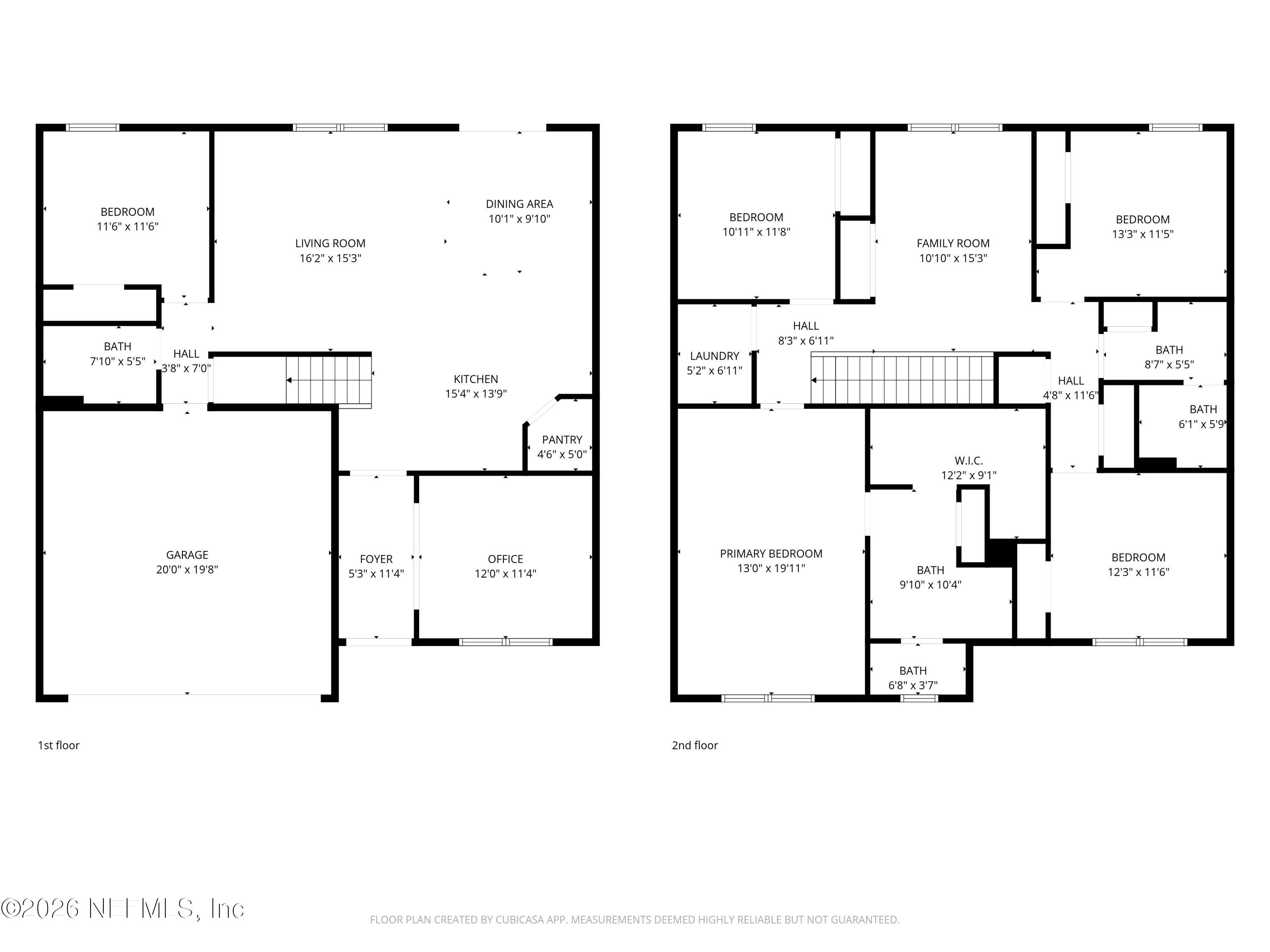 3825 Bronco Road Middleburg, FL 32068 - Photo 18 of 18 2D Floor Plan wDim