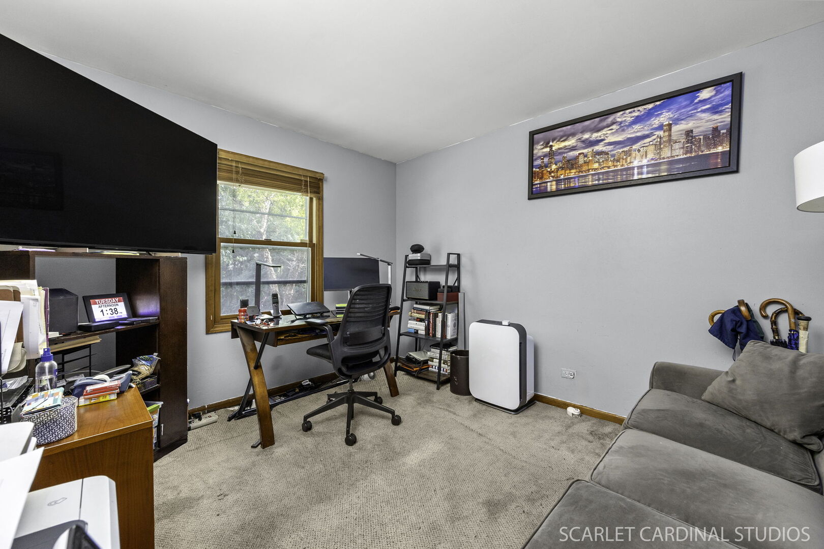 912 Sanctuary Lane Naperville, IL 60540 - Photo 14 of 31 a view of a workspace with furniture and a window