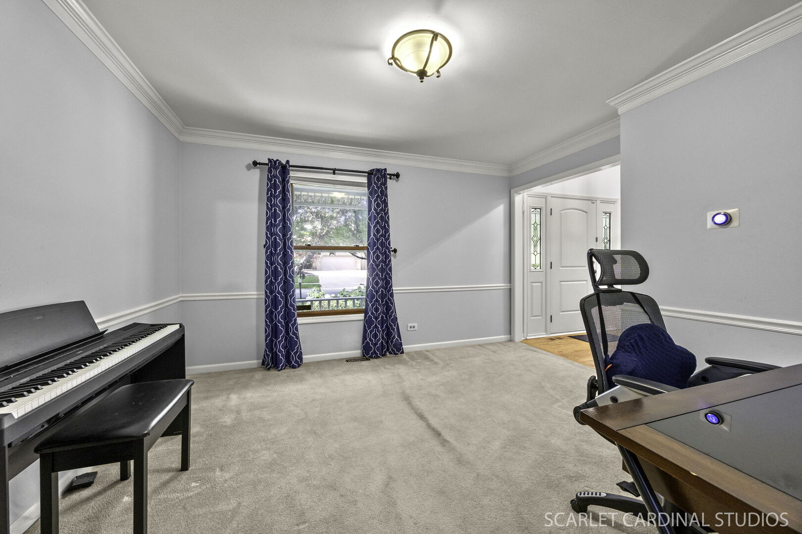 912 Sanctuary Lane Naperville, IL 60540 - Photo 5 of 31 a view of a workspace with furniture and a window