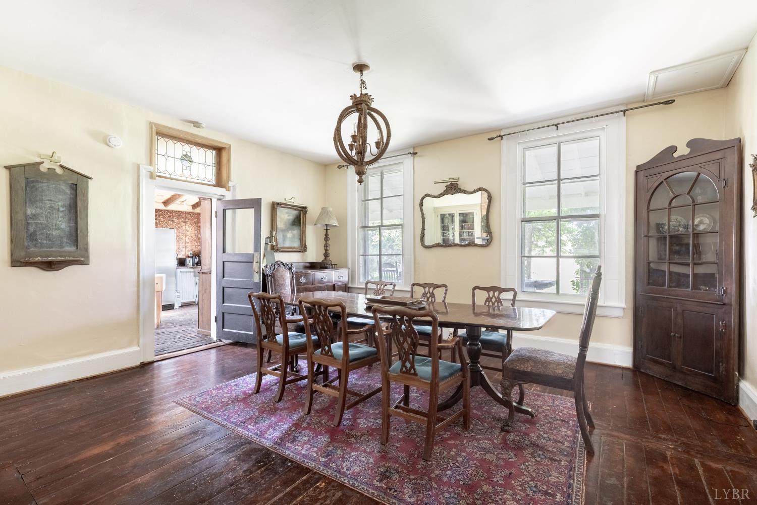2416 Lowesville Road Amherst, VA 24521 - Photo 13 of 82 a view of a dining room with furniture window and wooden floor