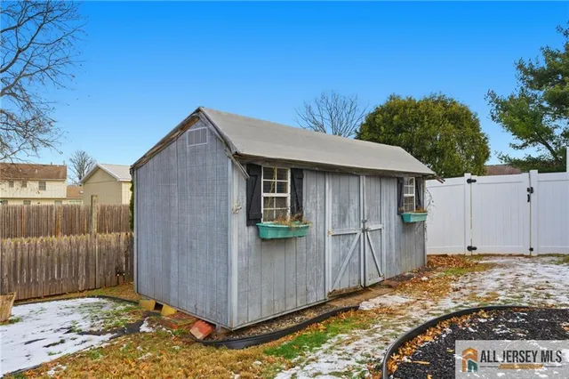 a backyard of a house
