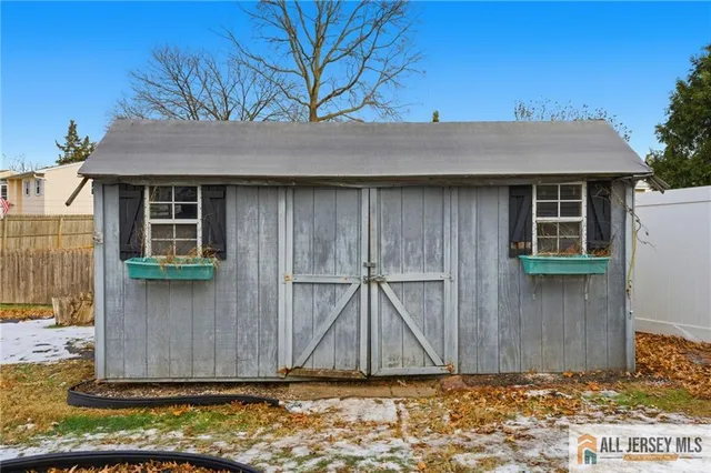 a front view of house