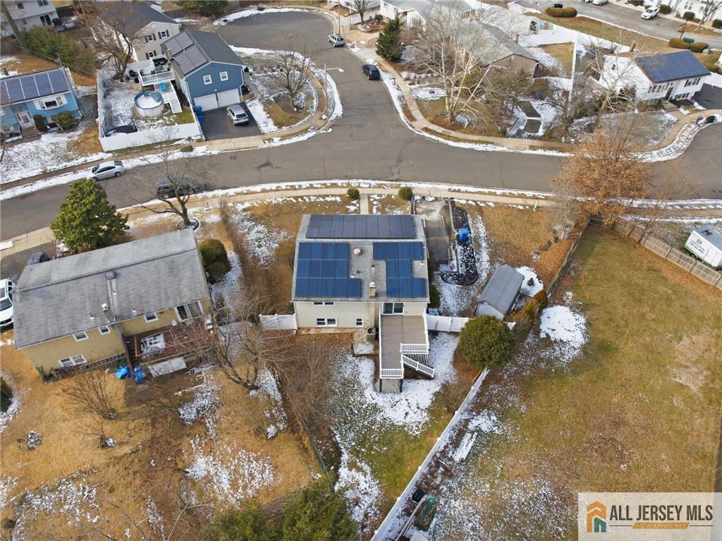 6 Wilton Avenue Middlesex, NJ 08846 - Photo 49 of 50 an aerial view of a house with a yard and sitting space