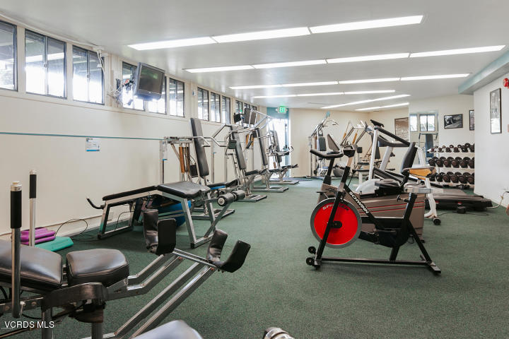 2901 Peninsula Road, Unit 237 Oxnard, CA 93035 - Photo 25 of 35 a view of a room with gym equipment