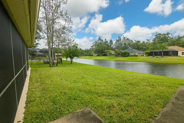 a view of a house with a garden