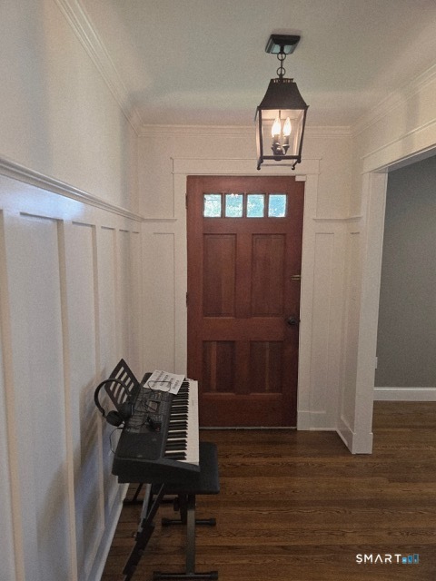 441 David Court Orange, CT 06477 - Photo 16 of 24 a view of a hallway with wooden floor