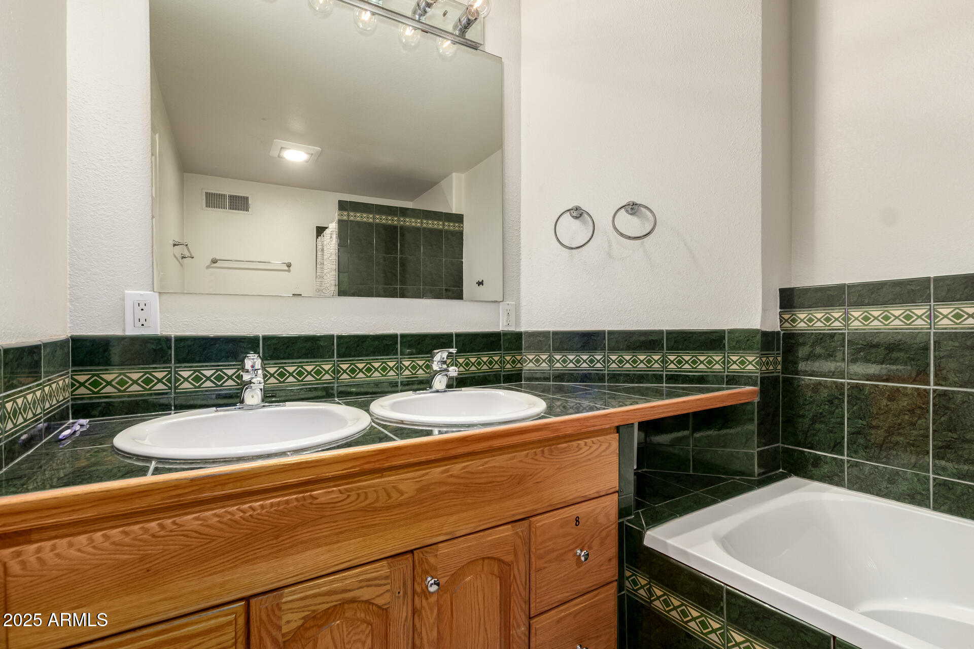1691 East Gary Drive Chandler, AZ 85225 - Photo 22 of 45 a bathroom with a sink a mirror and a bathtub