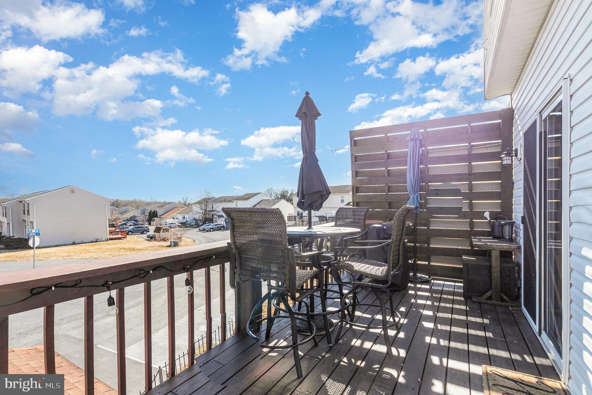48 Tory Circle Enola, PA 17025 - Photo 24 of 26 a view of a balcony with a table and chairs