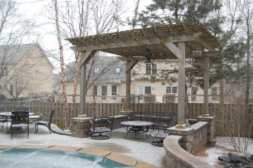 2724 Wendy Road Naperville, IL 60565 - Photo 16 of 16 a view of outdoor space yard deck patio and fire pit