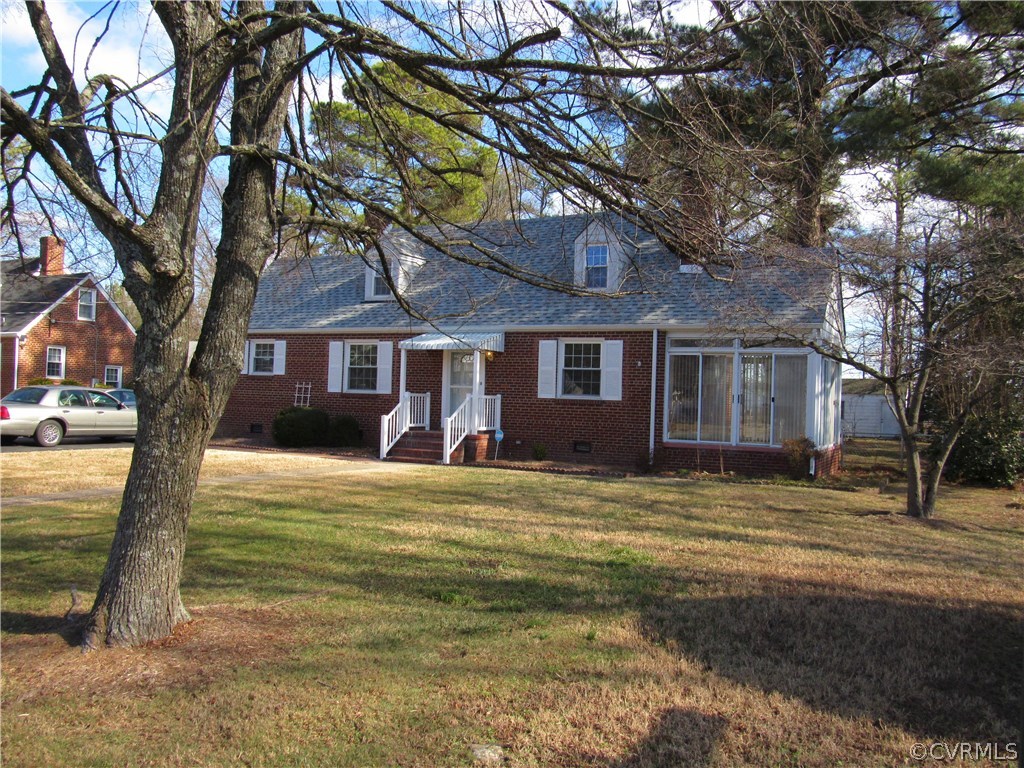 5313 Coxson Road Sandston, VA 23150 - Photo 1 of 27 Adorable 4 bedroom cape cod with sun room on 1/2 a