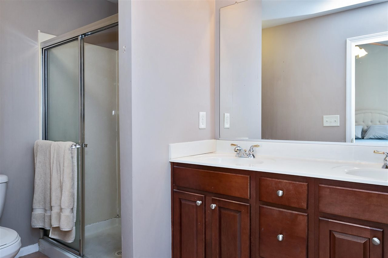 3370 Bridgeville Road Raleigh, NC 27610 - Photo 22 of 30 Start the day with an invigorating shower, then complete your personal grooming with separate sinks in this large vanity. Master Bath/Spa
