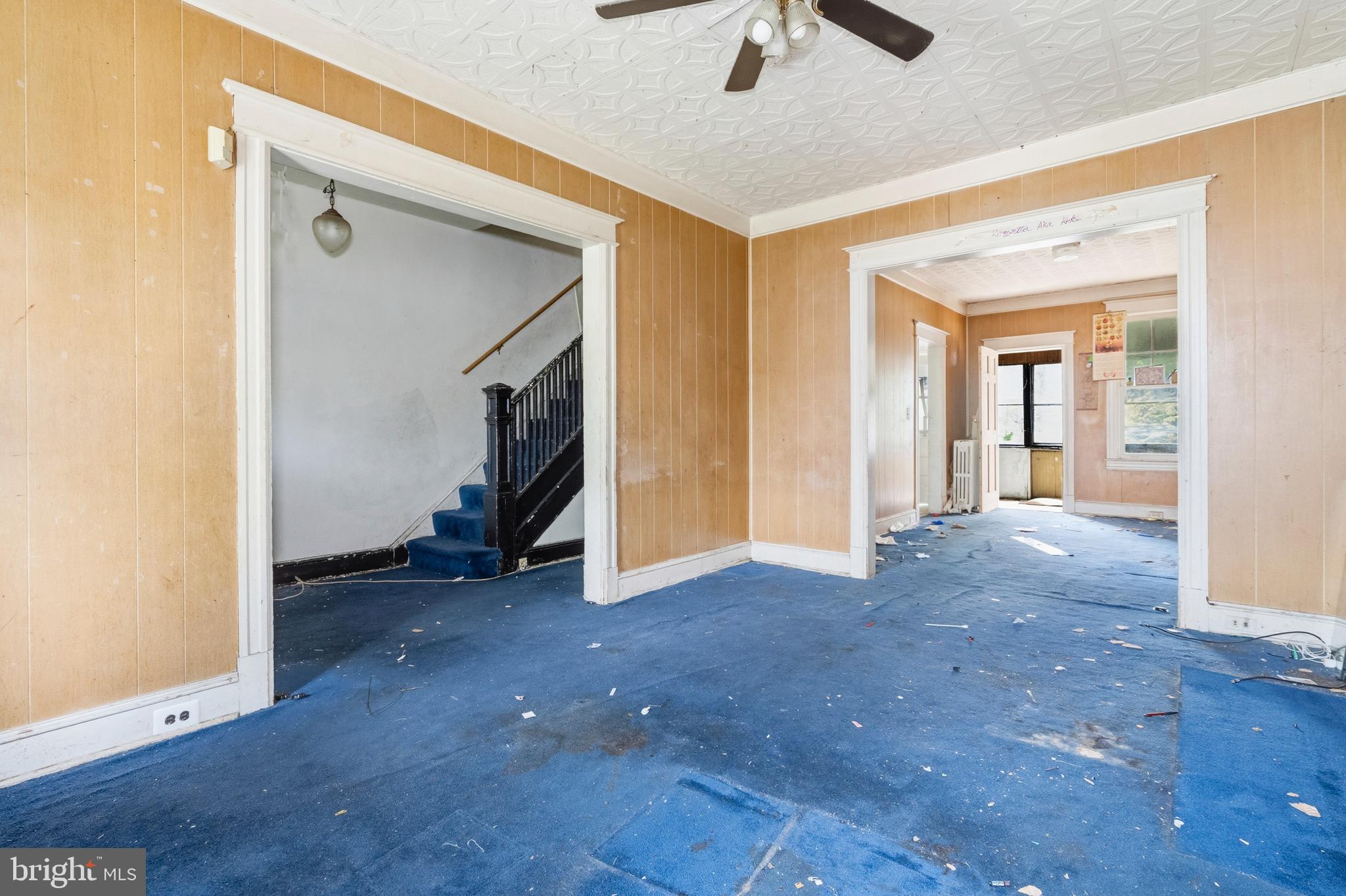 325 Bryant Street Northeast Washington, DC 20002 - Photo 4 of 28 a view of empty room with ceiling fan