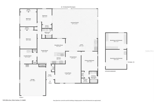 $625,000 | 1576 Ohio Avenue, Palm Harbor, FL 34683