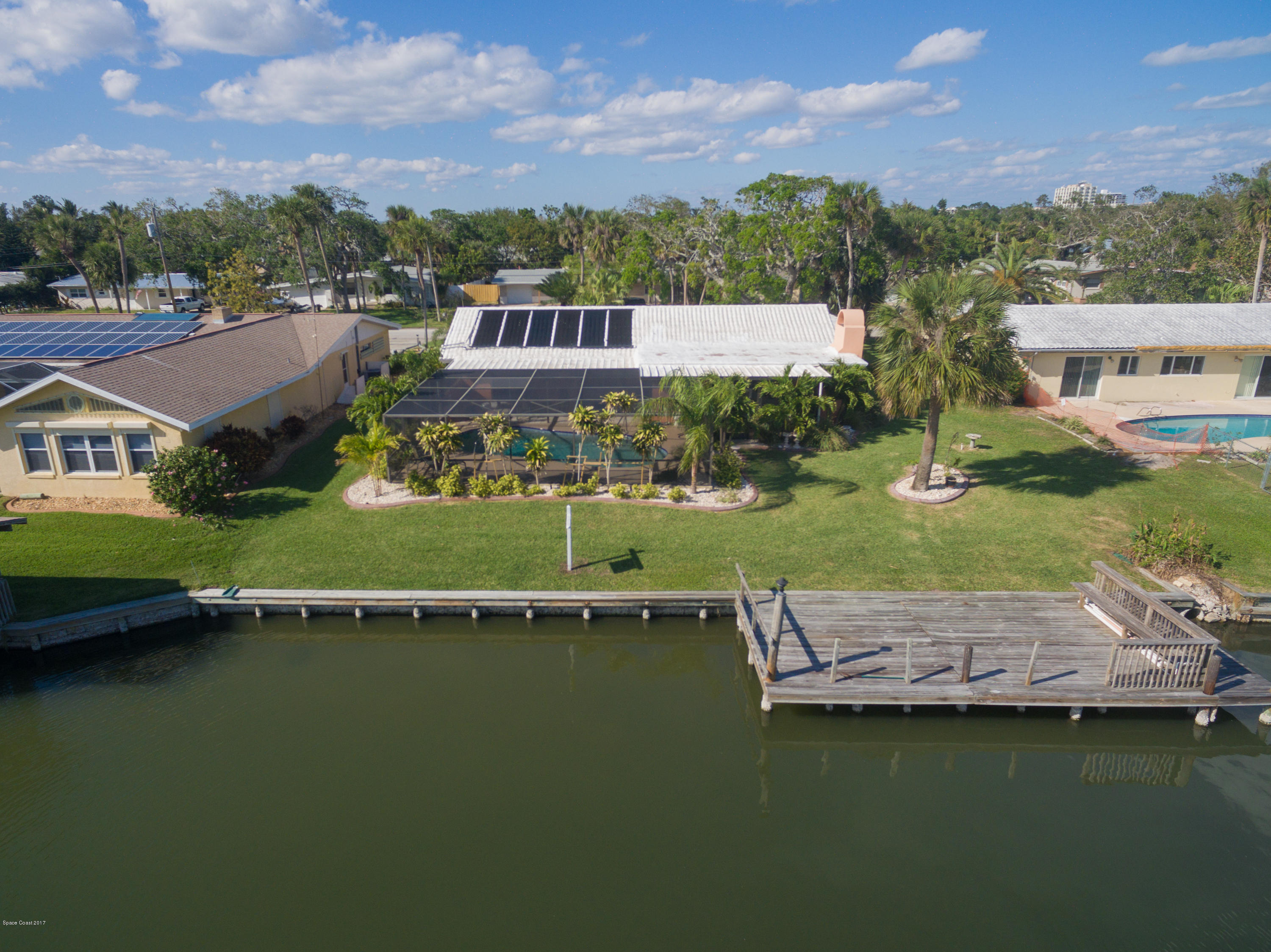1105 Samar Road Cocoa Beach, FL 32931 - Photo 2 of 39 1105 Samar Drone-2