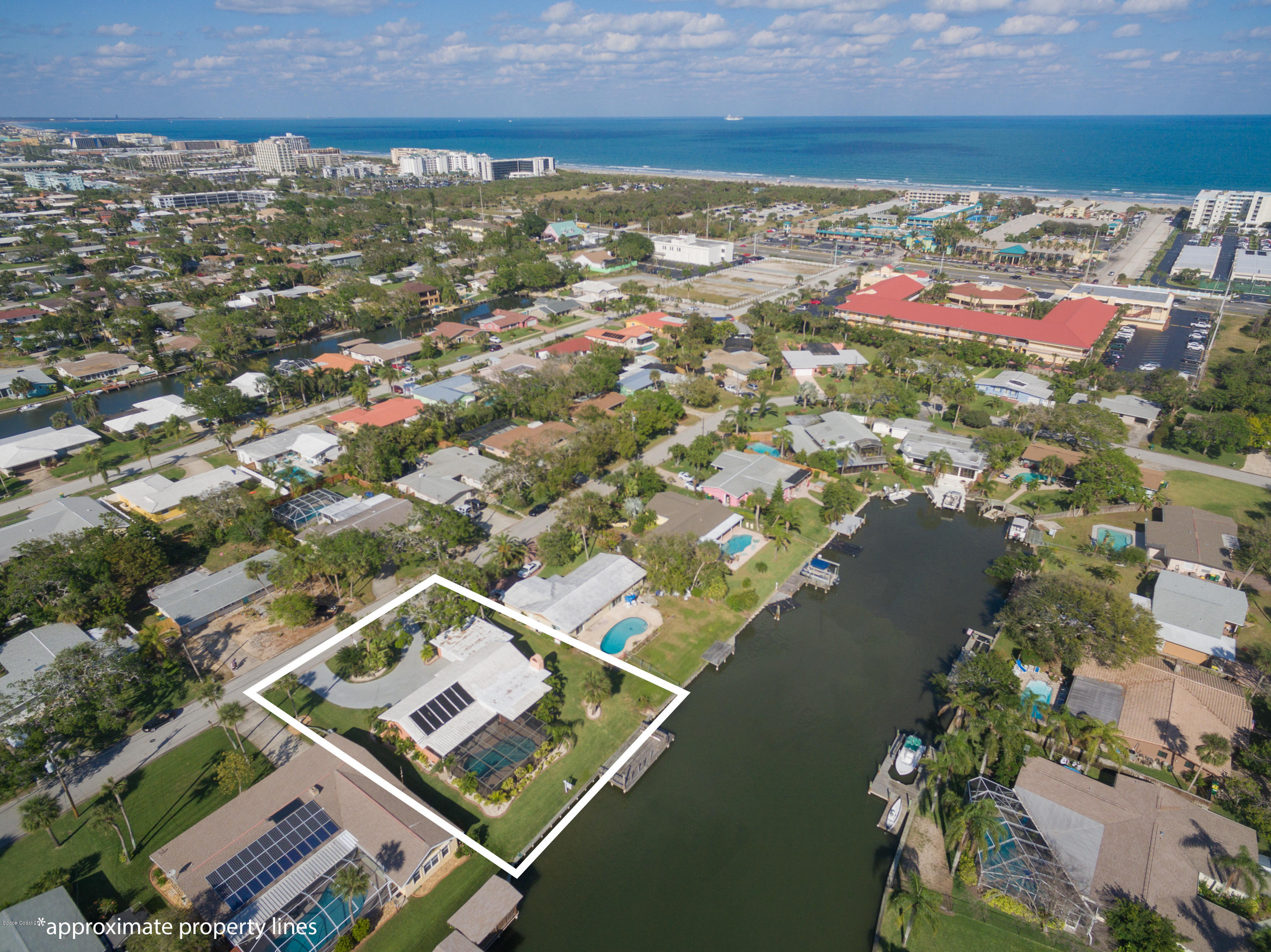 1105 Samar Road Cocoa Beach, FL 32931 - Photo 3 of 39 1105 Samar Drone-3