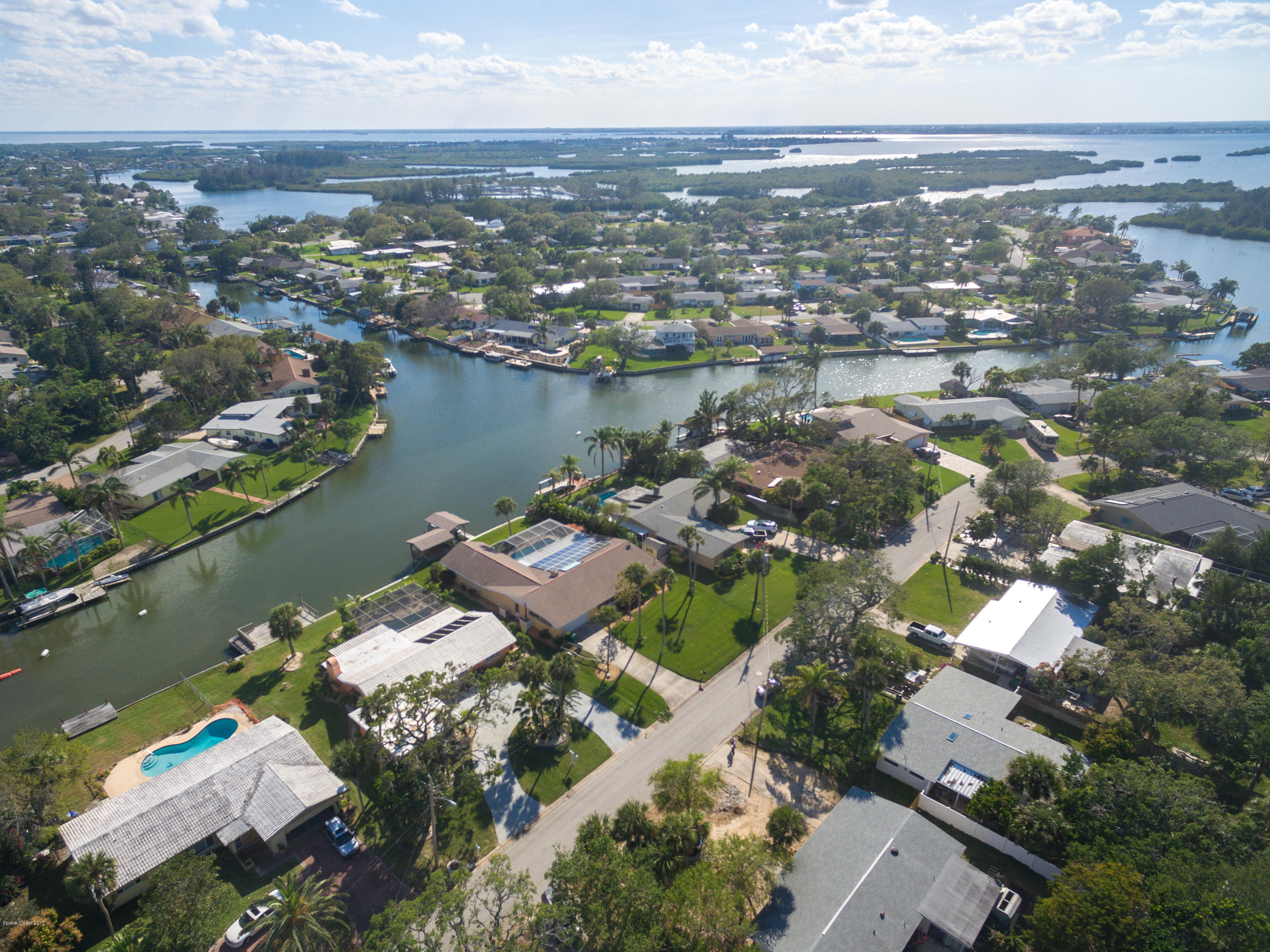 1105 Samar Road Cocoa Beach, FL 32931 - Photo 6 of 39 1105 Samar Drone-6