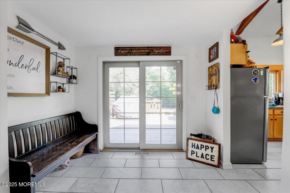 9 Main Street Cream Ridge, NJ 08514 - Photo 11 of 30 a view of kitchen with furniture and refrigerator