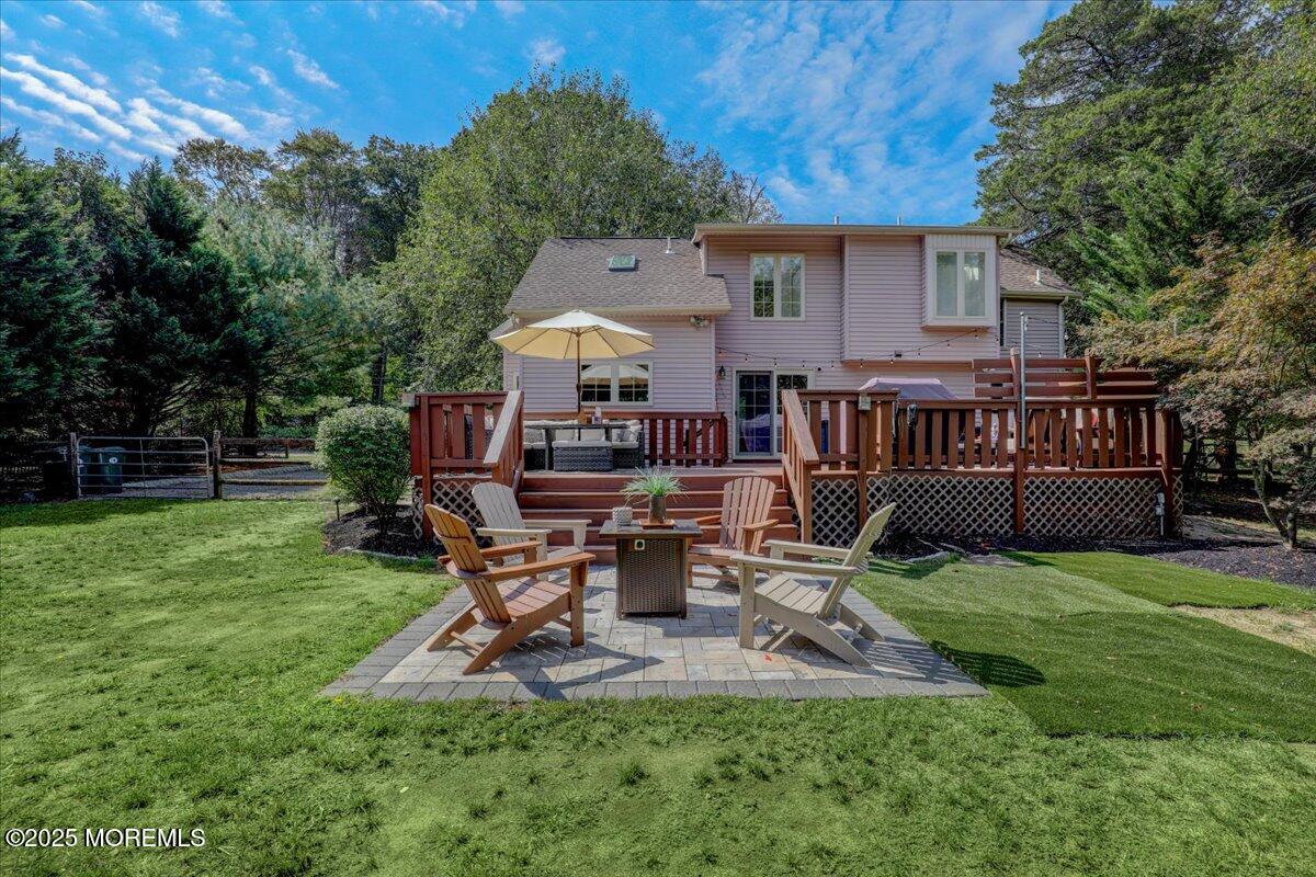 9 Main Street Cream Ridge, NJ 08514 - Photo 29 of 30 a view of a house with backyard and sitting area