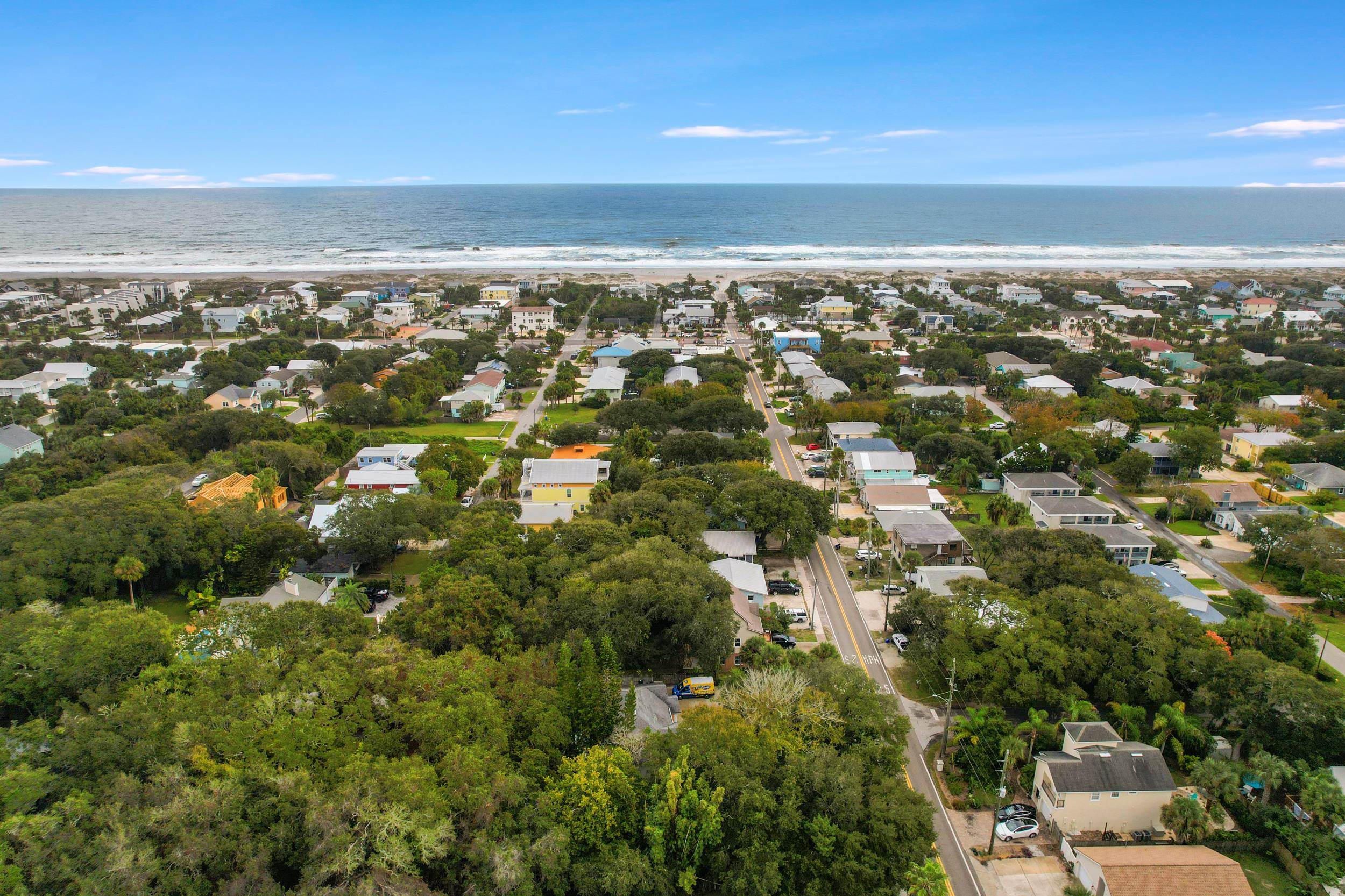 308 A Street St. Augustine, FL 32080 - Photo 44 of 46 an aerial view of residential building and green space