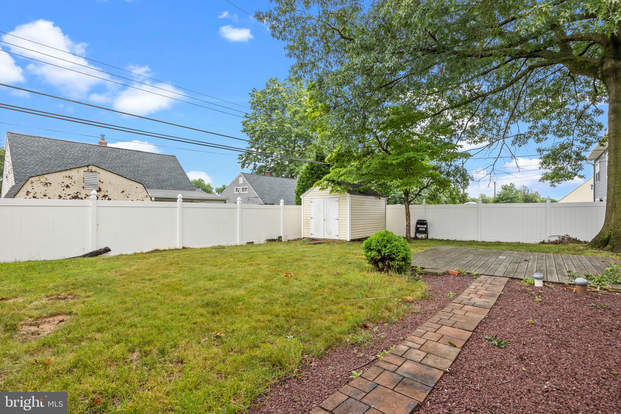 36 Grapevine Road Levittown, PA 19057 - Photo 16 of 19 a view of a backyard