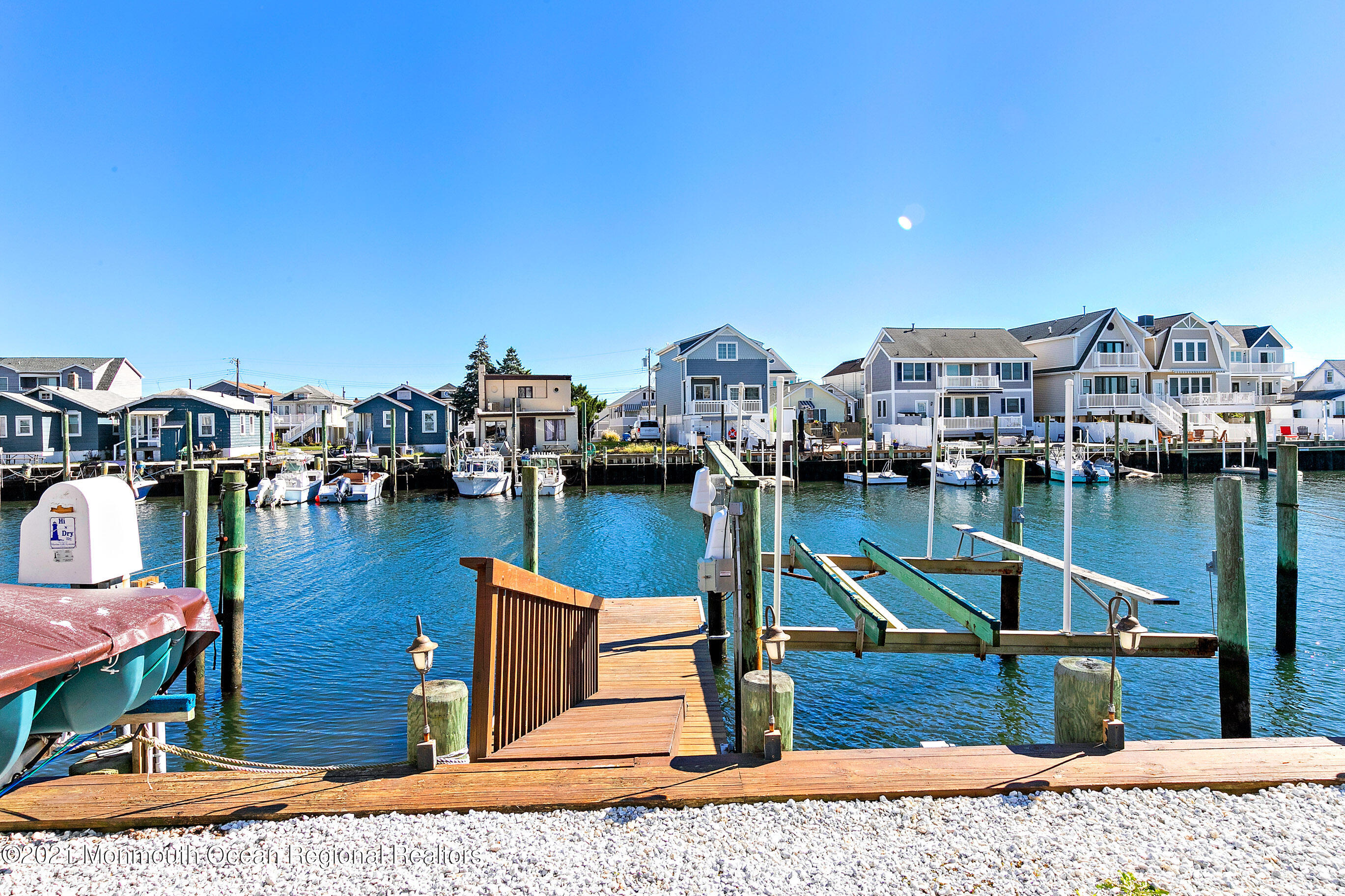 116 Riverside Place Point Pleasant Beach, NJ 08742 - Photo 47 of 59 Dock with Boat Lift