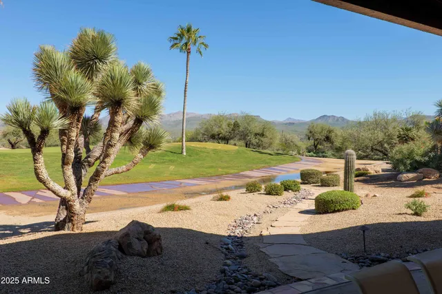 a view of outdoor space with chairs
