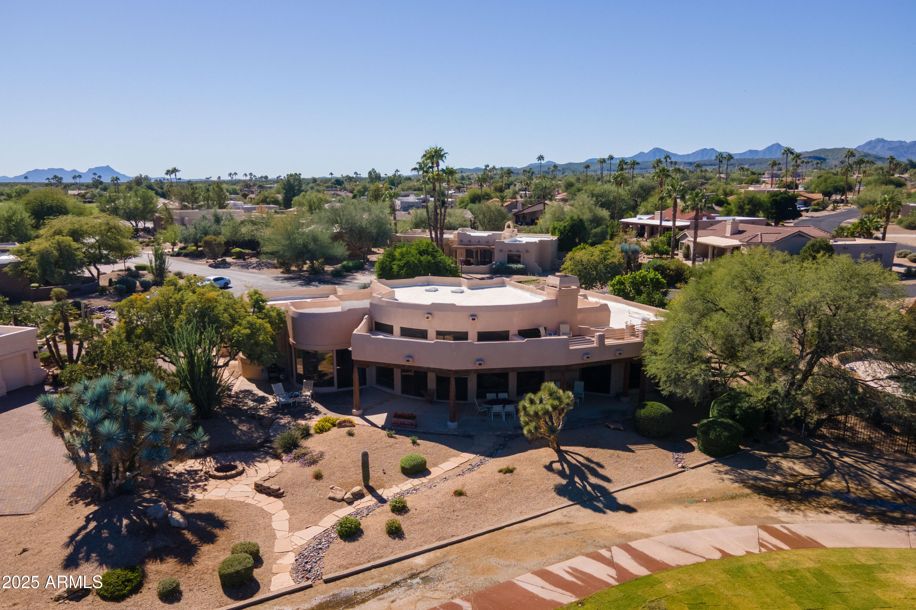 19130 East Alondra Way Rio Verde, AZ 85263 - Photo 30 of 40 a view of a terrace with sitting area