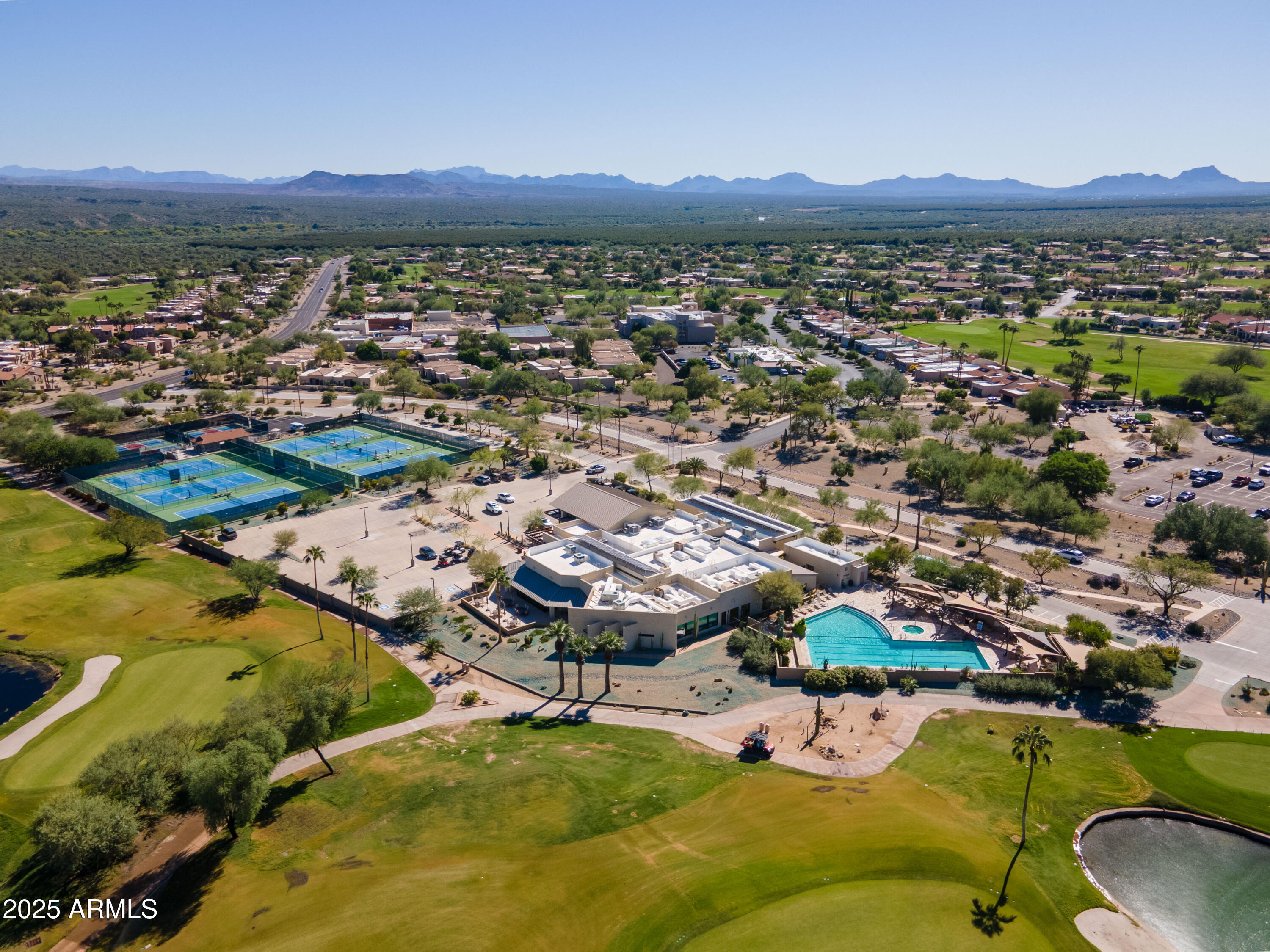 19130 East Alondra Way Rio Verde, AZ 85263 - Photo 38 of 40 an aerial view of a city with lots of residential buildings