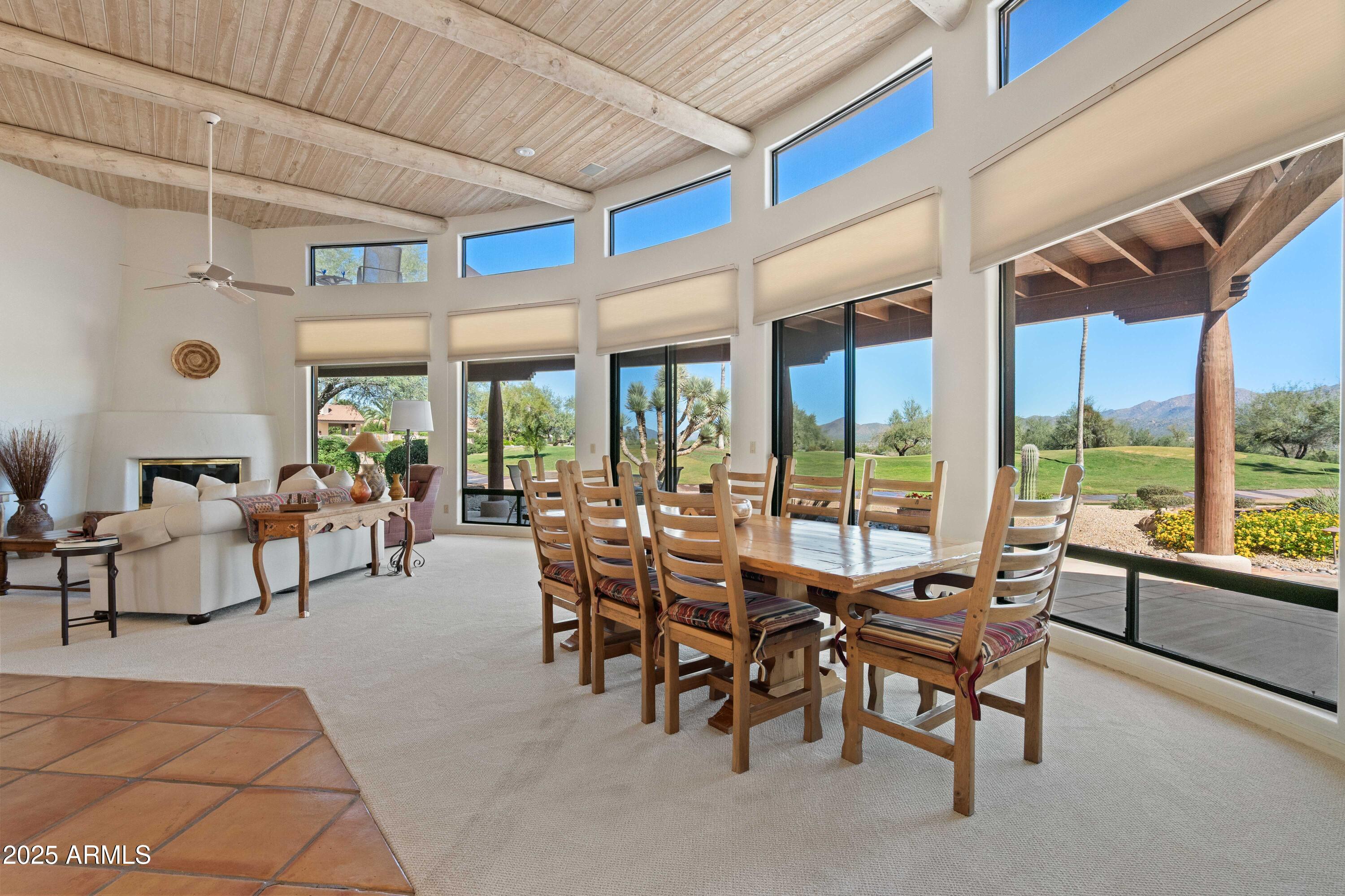 19130 East Alondra Way Rio Verde, AZ 85263 - Photo 5 of 40 a view of a dining room with furniture window and outside view