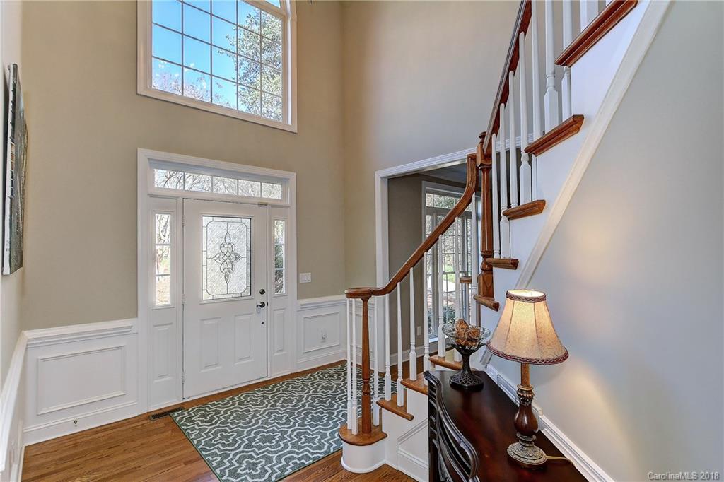 3203 Planters Ridge Road Charlotte, NC 28270 - Photo 10 of 36 a view of entryway and hall with wooden floor