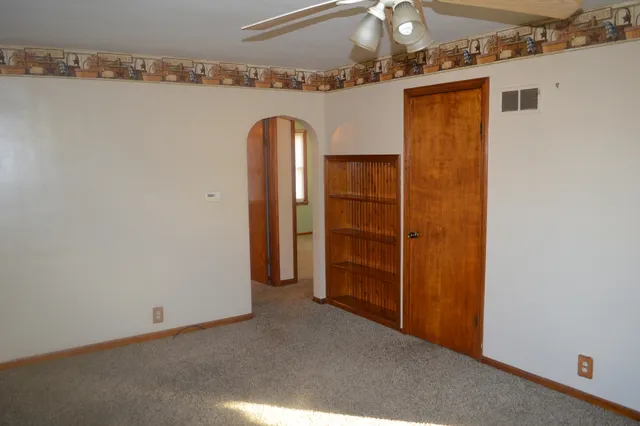 a view of empty room