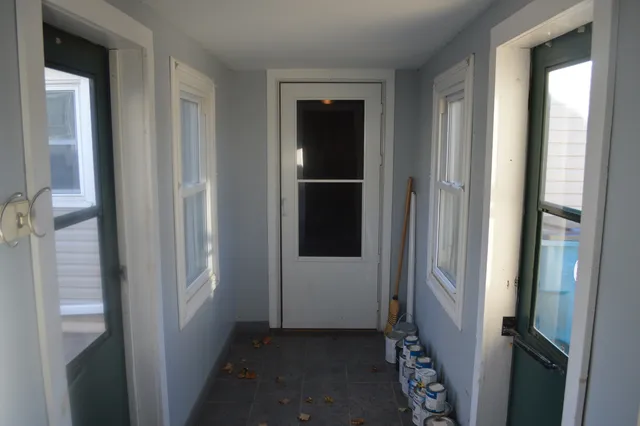 a view of an entryway door