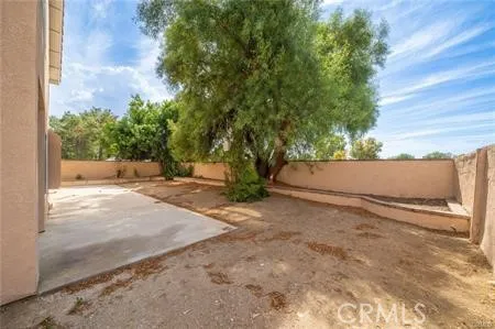 a view of a house with a patio