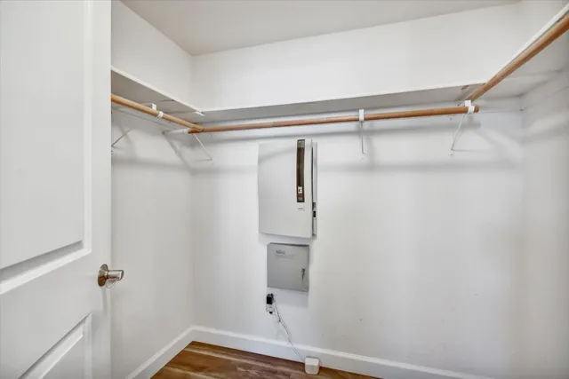 a room that has a shower in it