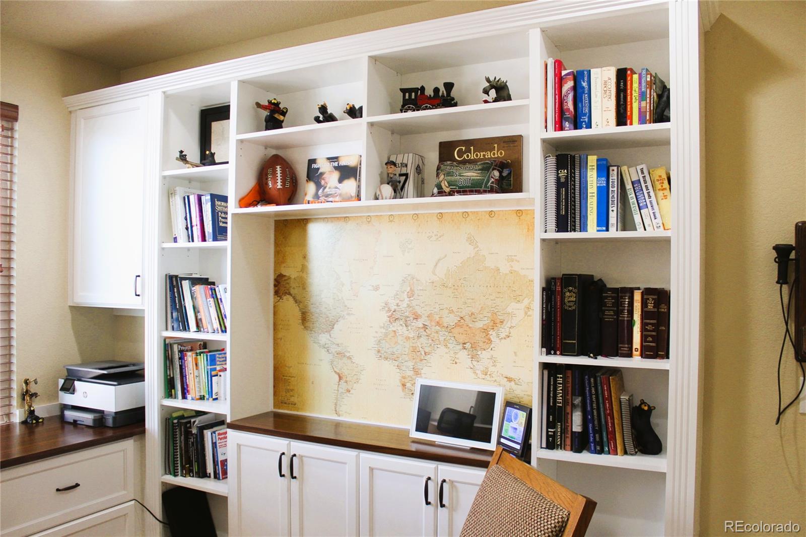 2872 Dreamcatcher Loop Castle Rock, CO 80109 - Photo 20 of 42 a room with furniture and a book shelf
