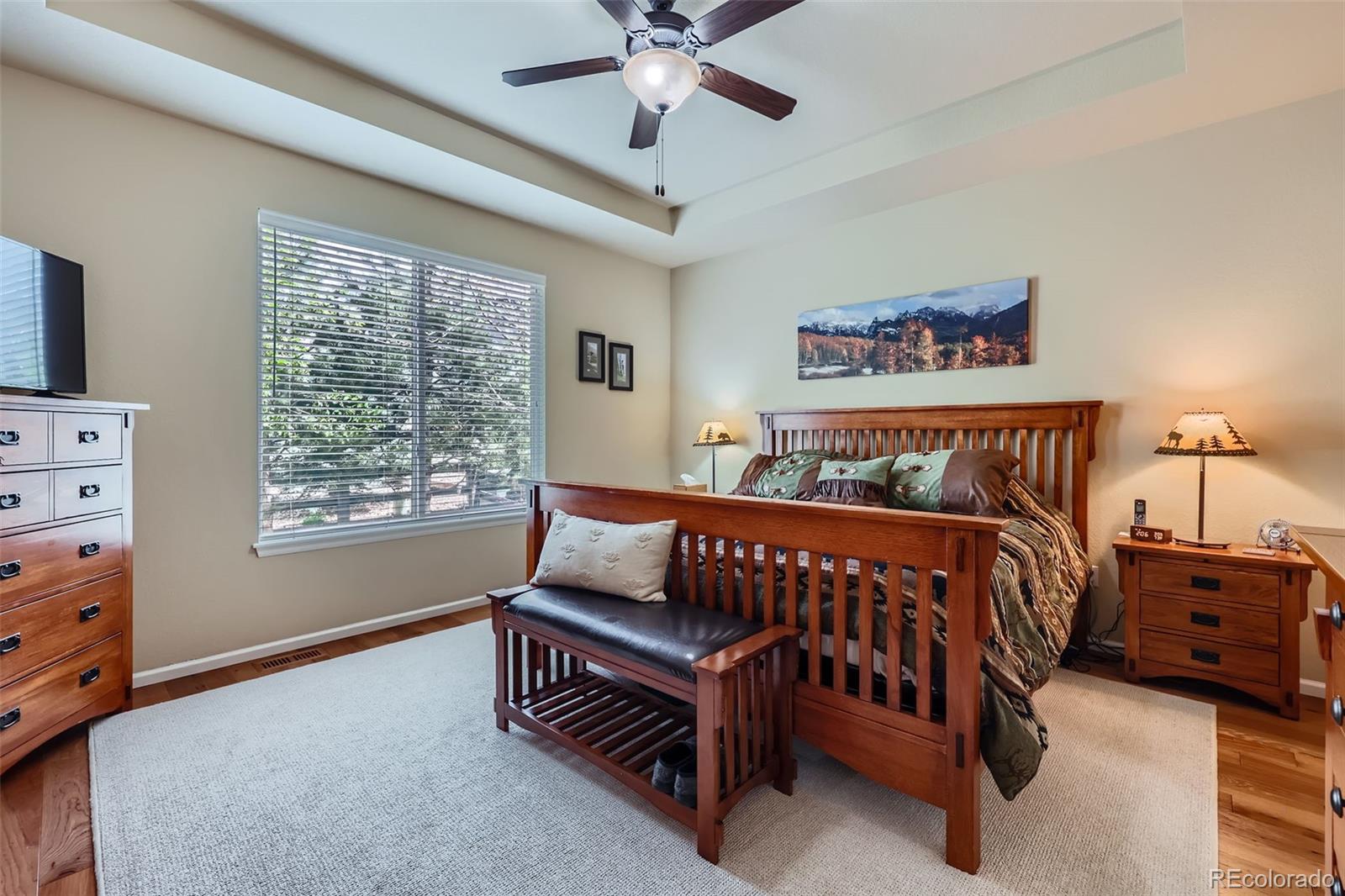 2872 Dreamcatcher Loop Castle Rock, CO 80109 - Photo 21 of 42 a bedroom with a bed and a window
