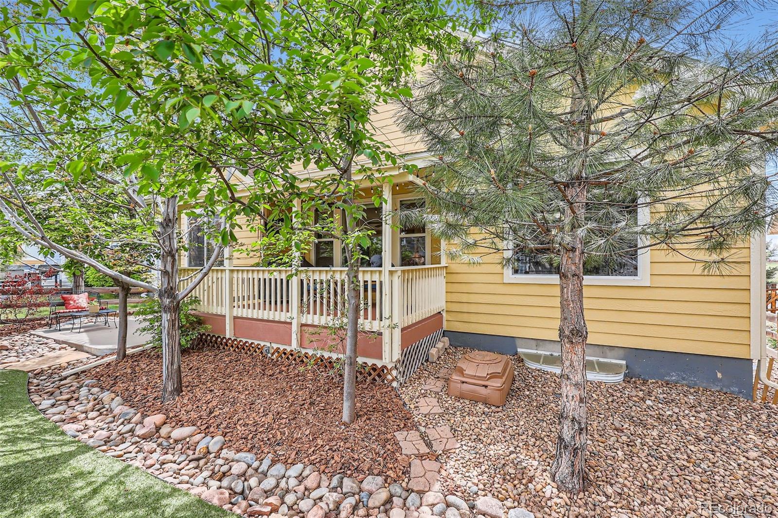 2872 Dreamcatcher Loop Castle Rock, CO 80109 - Photo 39 of 42 a view of a house with a backyard
