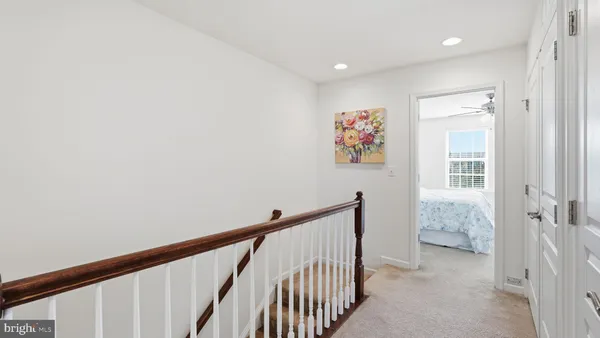 a view of hallway with window