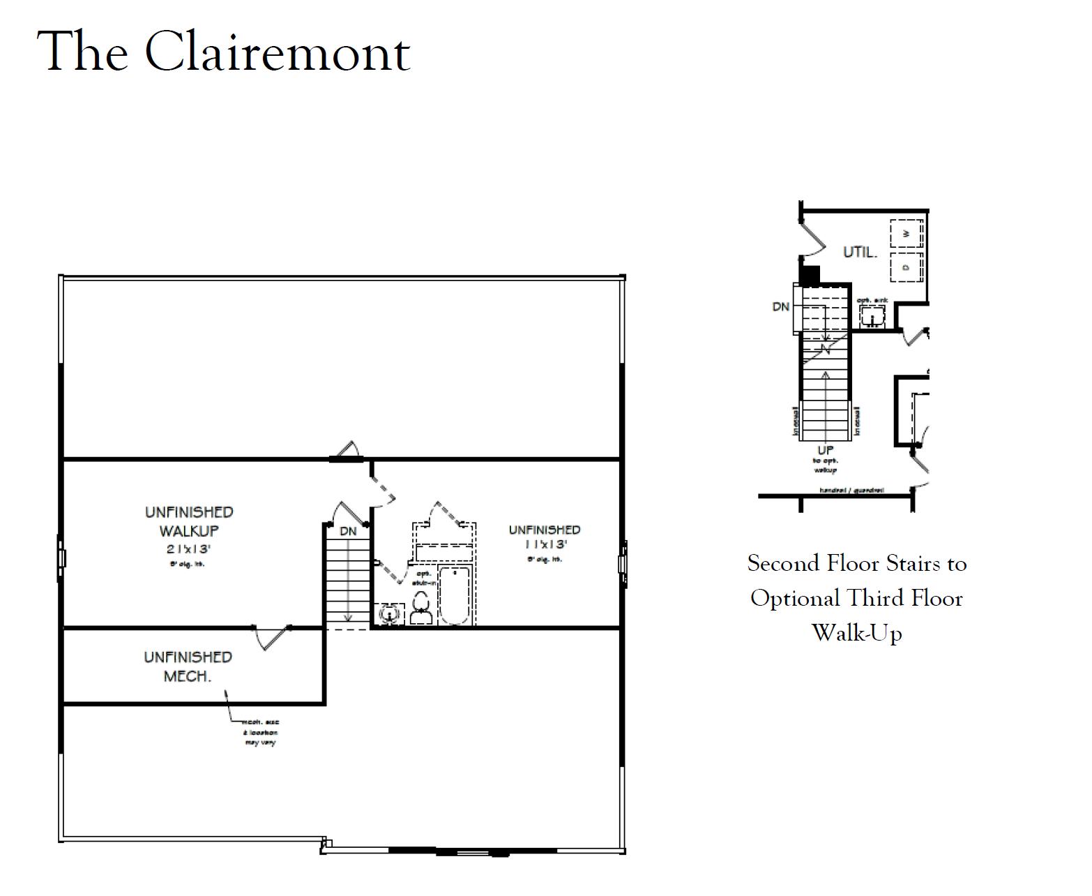 3019 Sturbridge Road Mount Pleasant, SC 29466 - Photo 4 of 4 Clairemont Third Floor Unfinished
