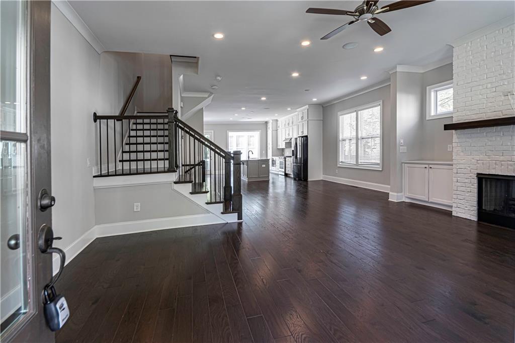 2006 Attell Way Decatur, GA 30033 - Photo 4 of 35 an entryway in a hall with a window and wooden floor