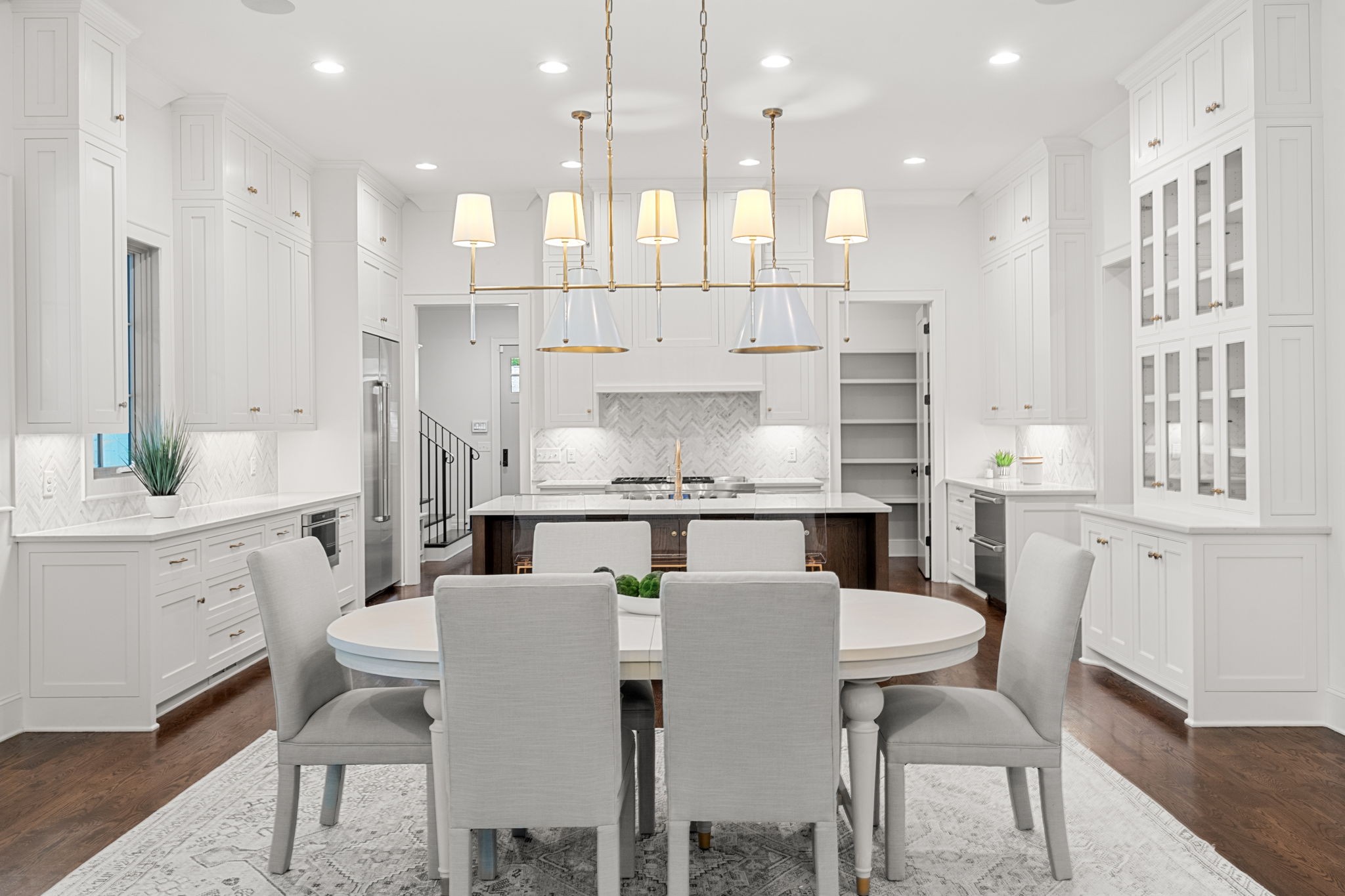 4031 Sneed Road Nashville, TN 37215 - Photo 17 of 61 a kitchen with stainless steel appliances kitchen island granite countertop a kitchen island hardwood floor and a sink