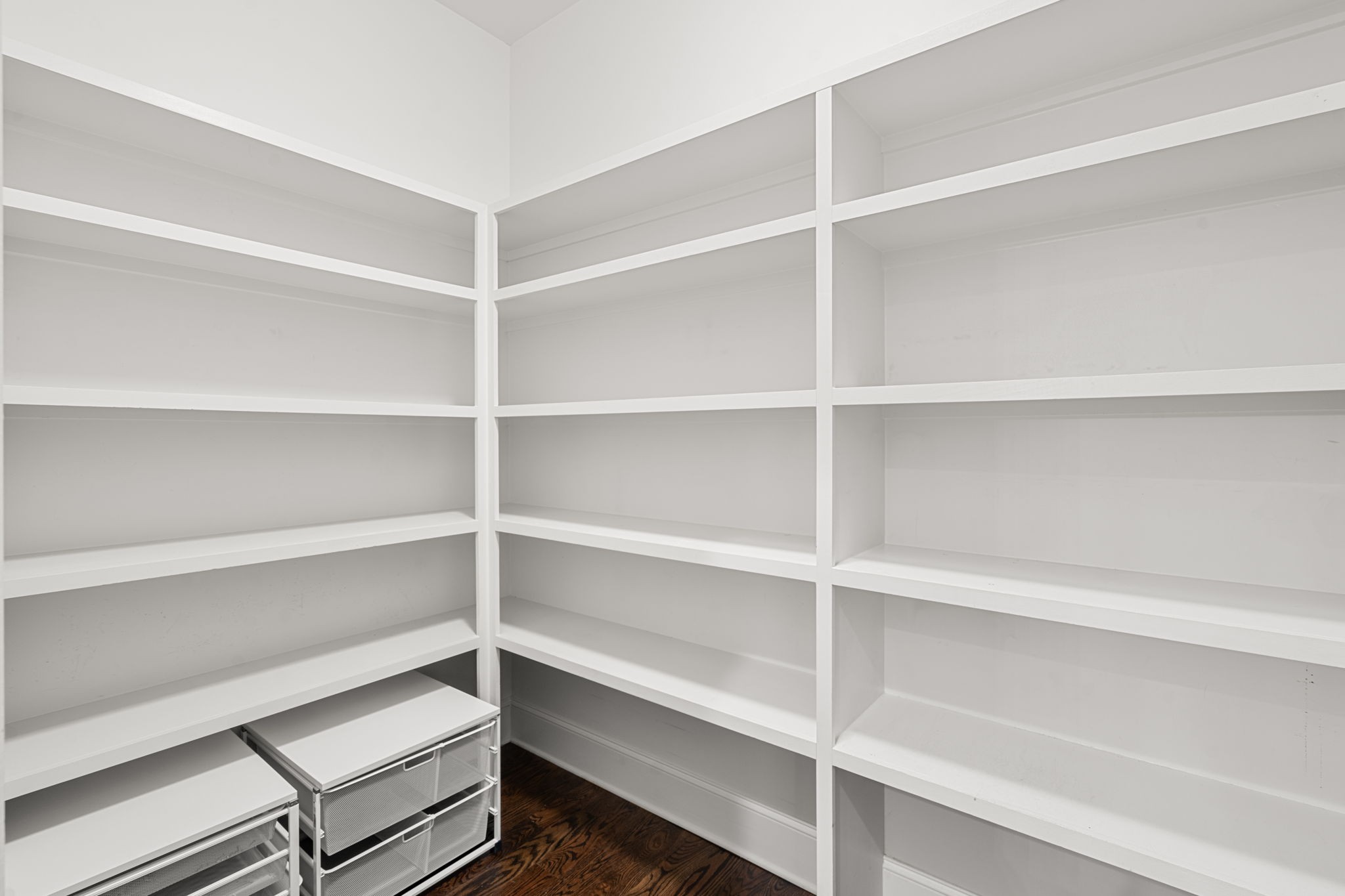 4031 Sneed Road Nashville, TN 37215 - Photo 24 of 61 a view of walk in closet with empty racks