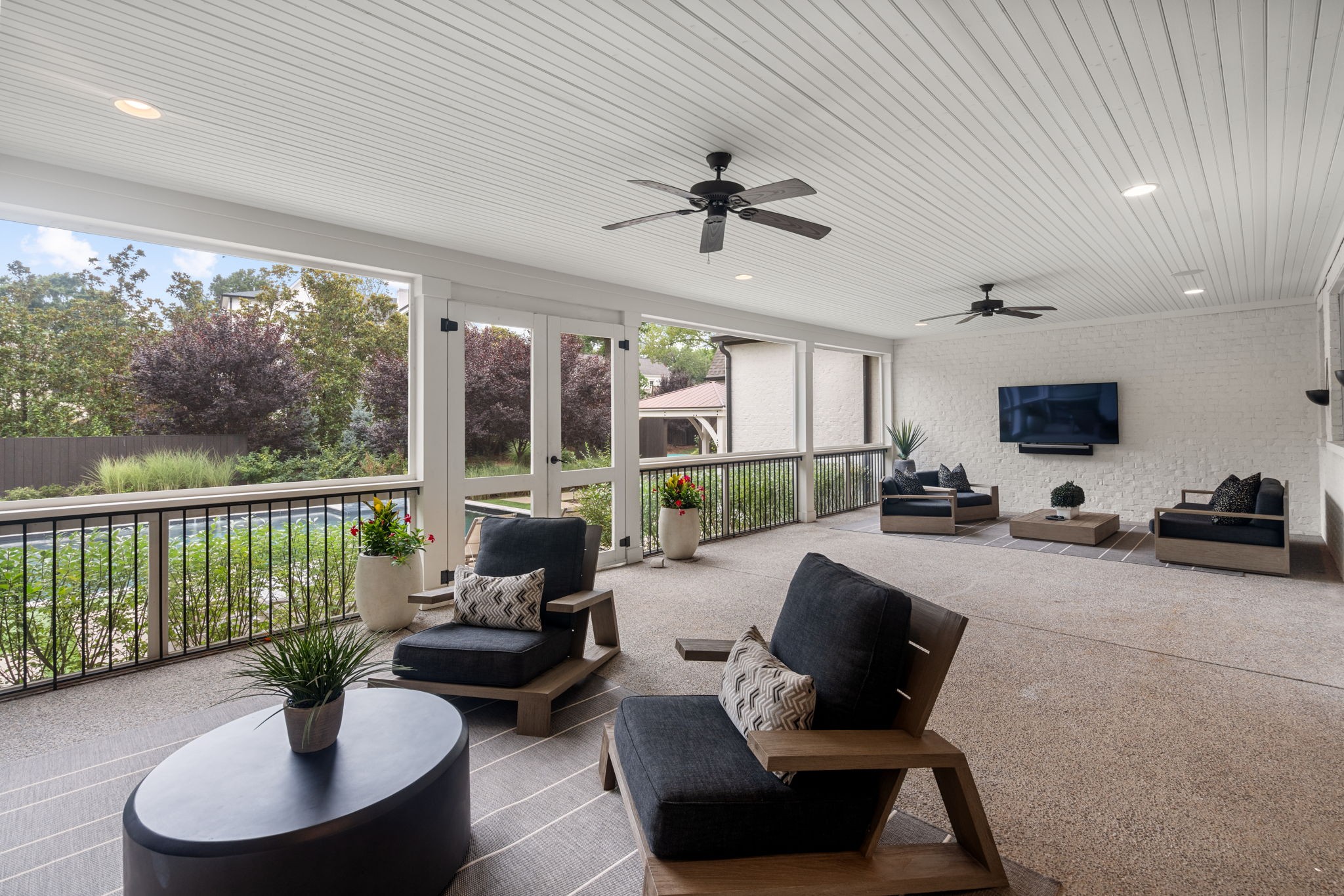 4031 Sneed Road Nashville, TN 37215 - Photo 45 of 61 a living room with furniture and a view of kitchen