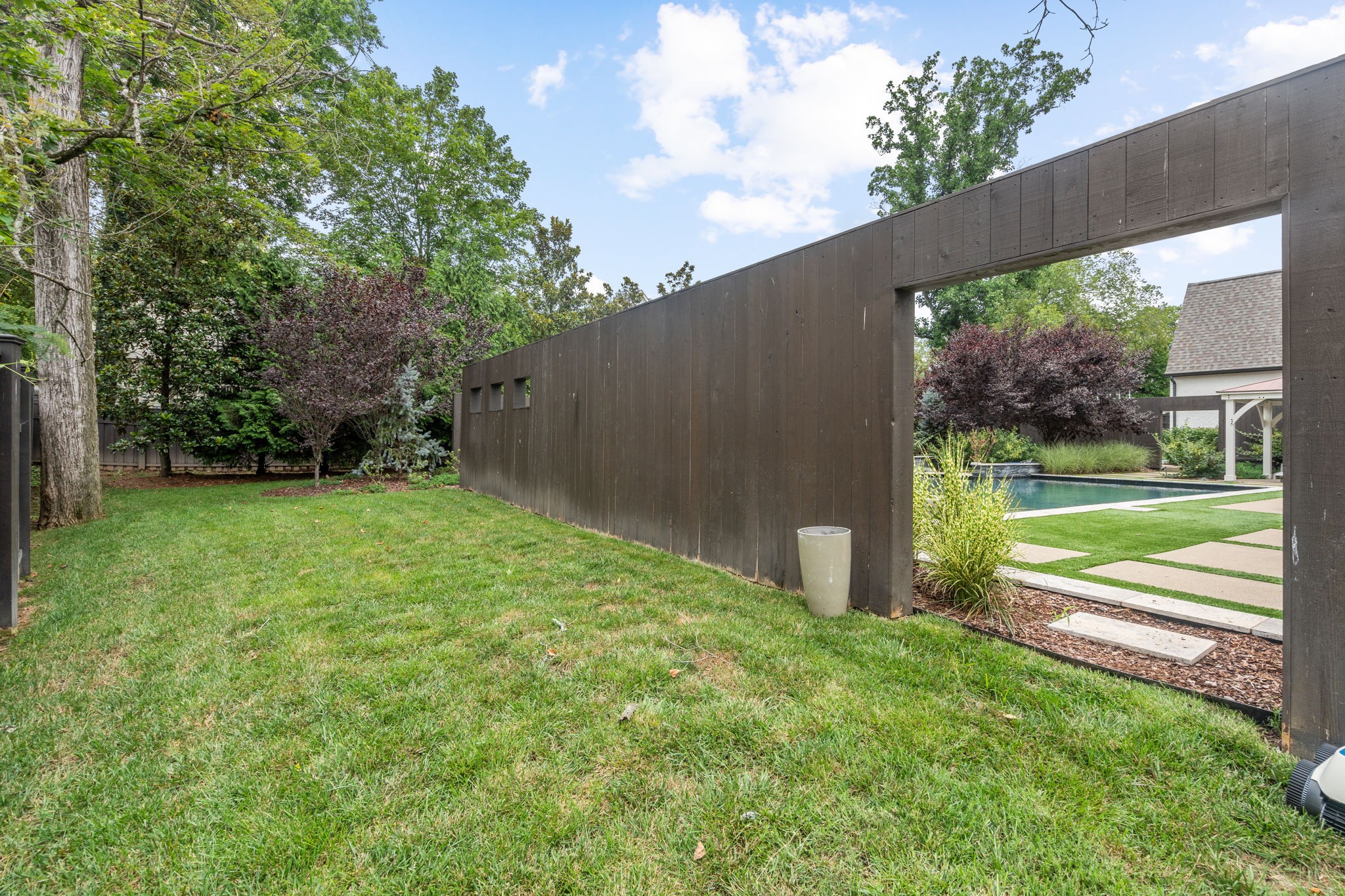 4031 Sneed Road Nashville, TN 37215 - Photo 59 of 61 a view of a backyard with a garden