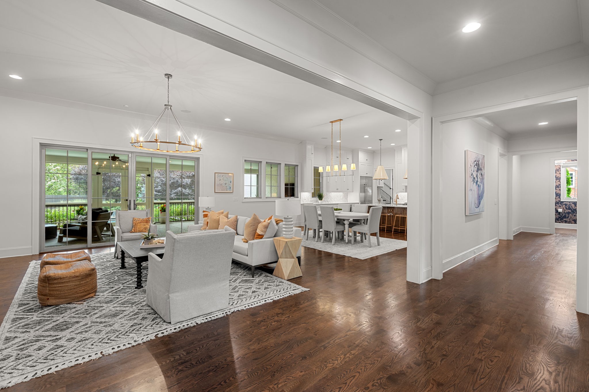 4031 Sneed Road Nashville, TN 37215 - Photo 10 of 61 a living room with furniture and wooden floor
