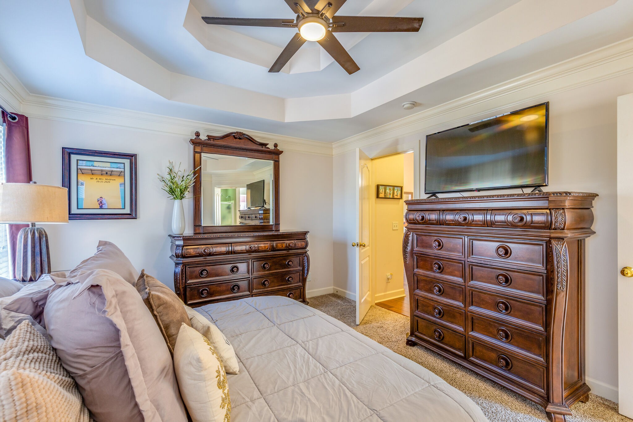 1517 Rachaels Ridge Hermitage, TN 37076 - Photo 16 of 32 a bedroom with a bed and furniture