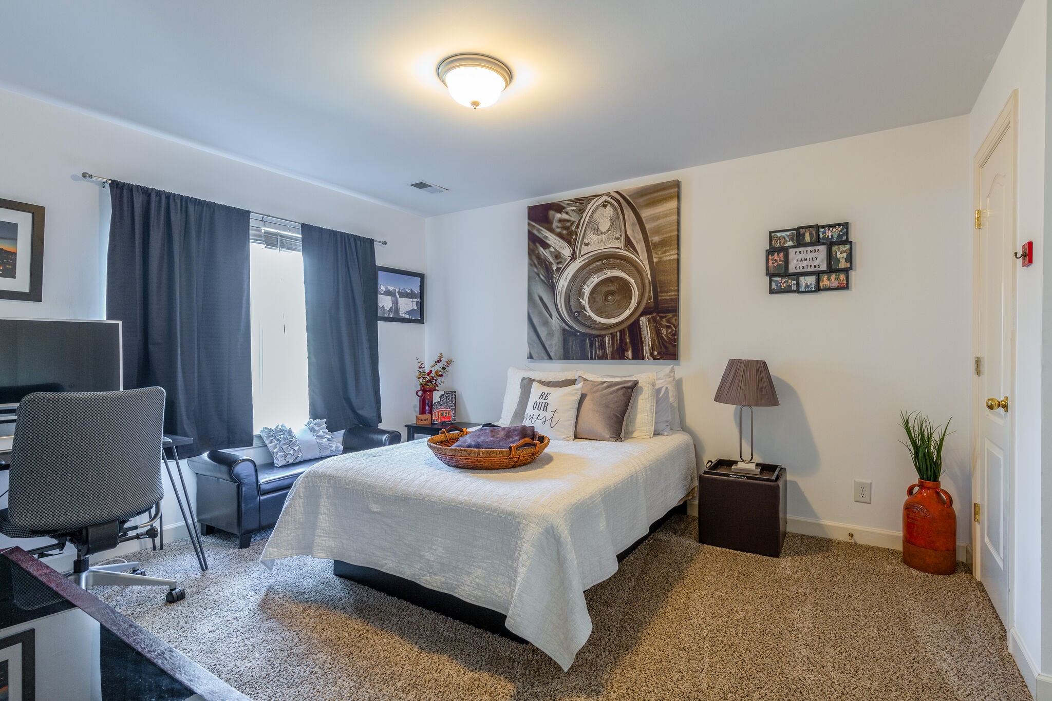 1517 Rachaels Ridge Hermitage, TN 37076 - Photo 25 of 32 a bedroom with a bed and a desk