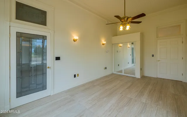 a view of empty room