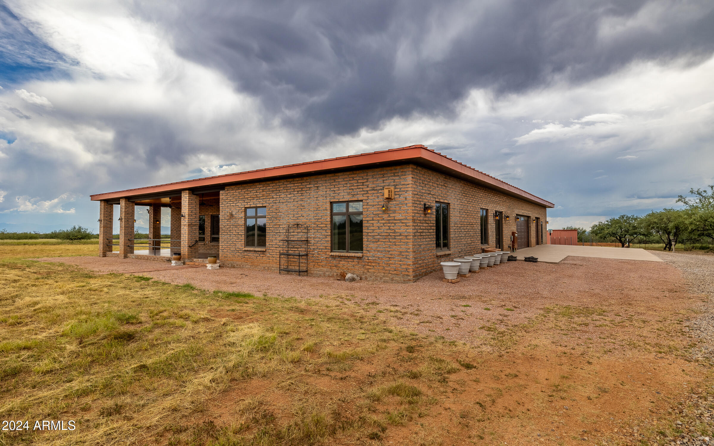 1044 North Dragoon Ranch Road St. David, AZ 85630 - Photo 35 of 57 a view of a house with backyard