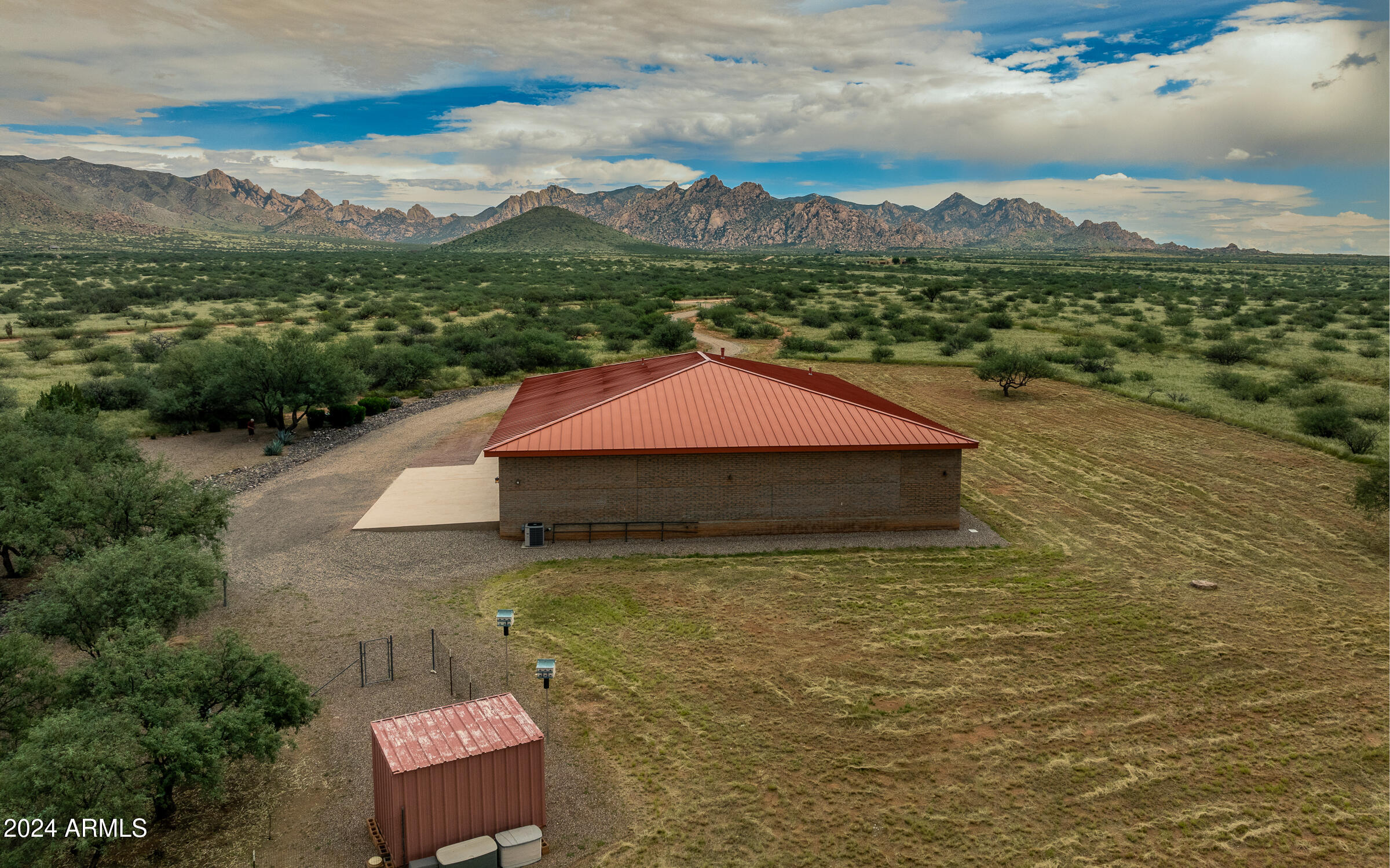 1044 North Dragoon Ranch Road St. David, AZ 85630 - Photo 48 of 57 a view of a terrace with a lake view